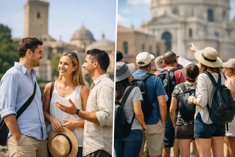 Tour privado versus tour em grupo: qual escolher?